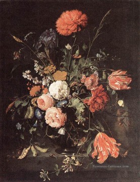  fleur - Vase Of Fleurs 1 Néerlandais Baroque Jan Davidsz de Heem